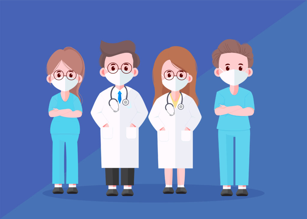 Doctor professional team