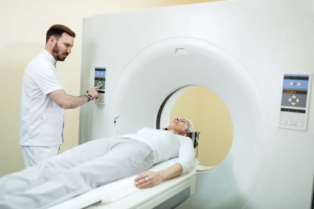 MRI Scan to check the lump